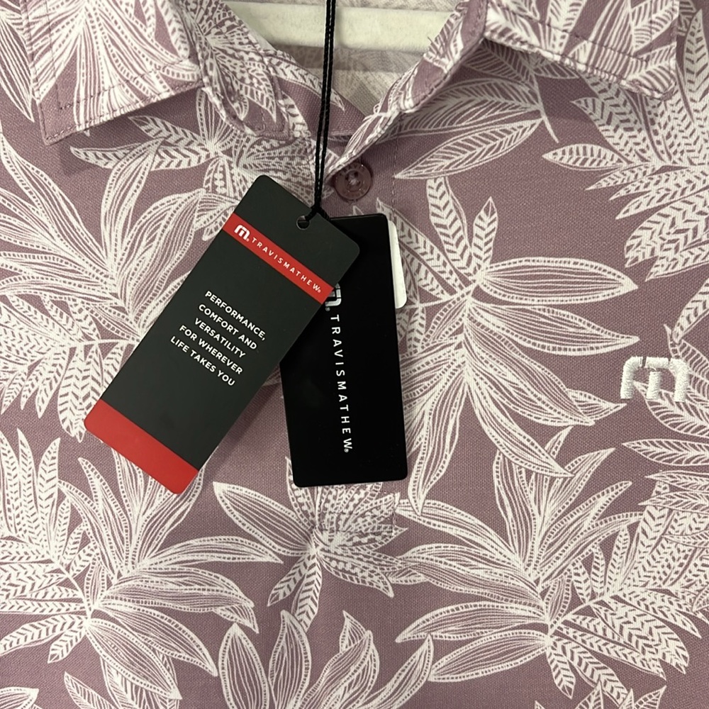 TRAVIS MATHEW Polo LARGE Sea Journey GOLF Shirt - Picture 6 of 12